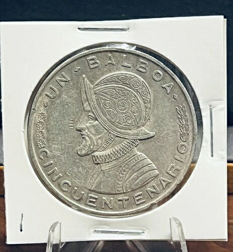 楽天市場】パナマ共和国 20バルボア銀貨 1974年 【中古】(65978