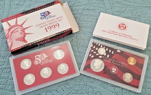 楽天市場】アメリカミントプルーフコイン 1985年 5枚セット 貨幣