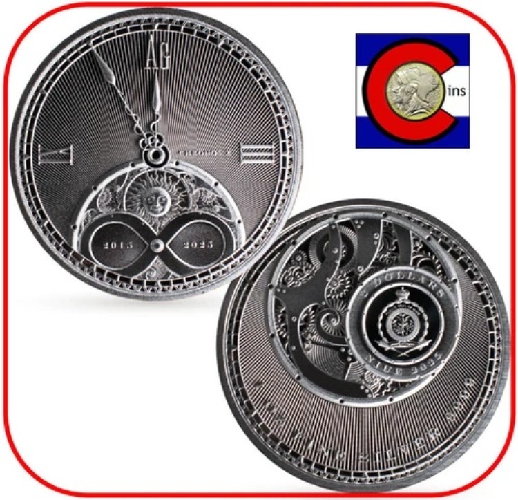 楽天市場】2021年新品 トケラウ NZ領トケラウ 5ドル クロノス銀貨 1