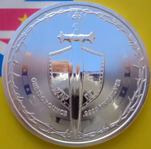 2023年ニウエ「真実の剣」シルバーBUコイン .9999 ウルトラファインシルバー画像