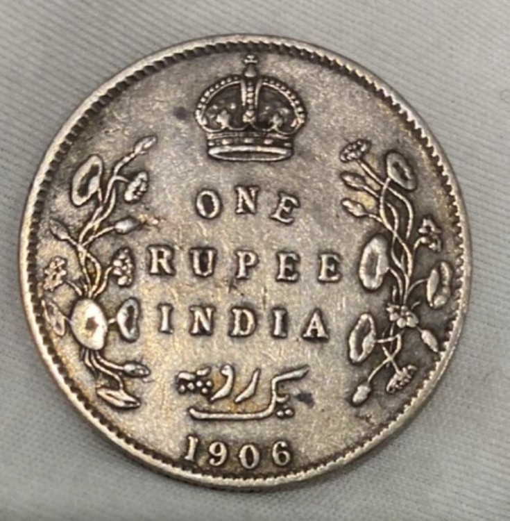 楽天市場】銀貨 イギリス領 インド帝国 1ルピー 1862年 極美品