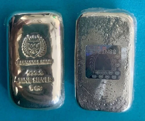 楽天市場】ゲルマニアミントシルバーマルチバー 15 x 1 g 銀貨 .9999