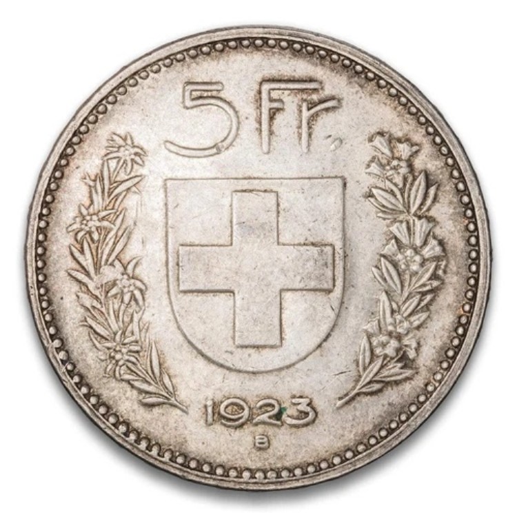 楽天市場】スイス 5フラン銀貨 1967年 未使用 : 紅林コイン