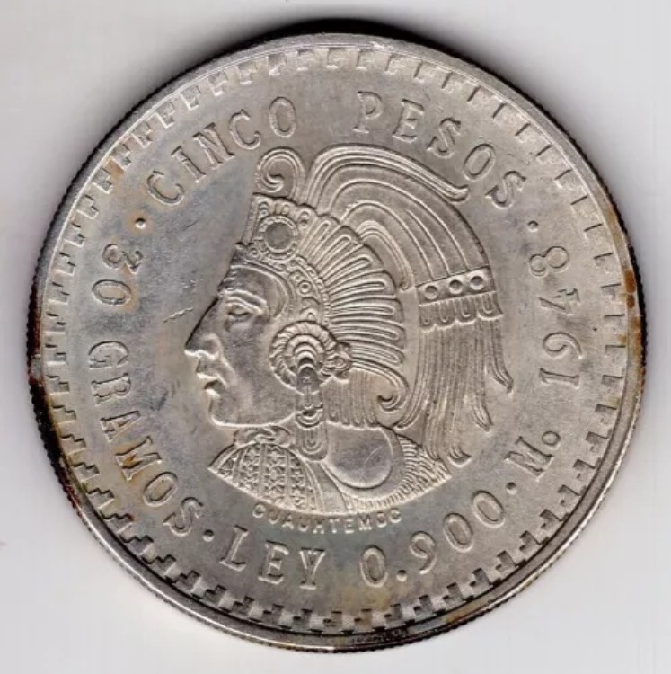 楽天市場】1960 年メキシコ銀貨 10 ペソ 150 周年記念平均円周 : 世界