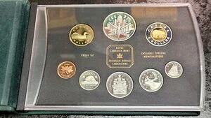 2000年 カナダ王立造幣局 カナダ プルーフセット 記念銀貨付き