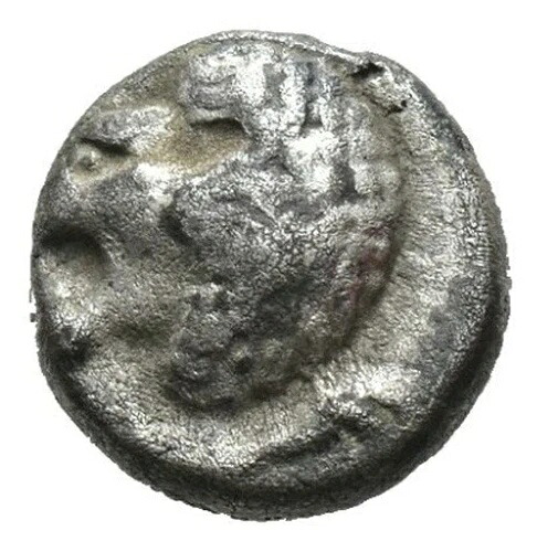 イオニアのミレトス第12スタテル銀貨または銀オボル、紀元前480-450年、ギリシャのライオンコイン