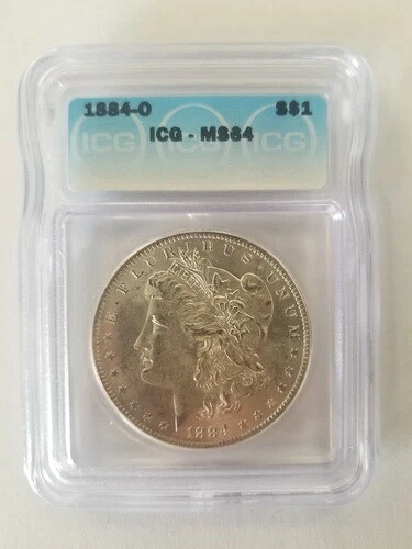 1884年 モルガン銀貨 ICG MS64