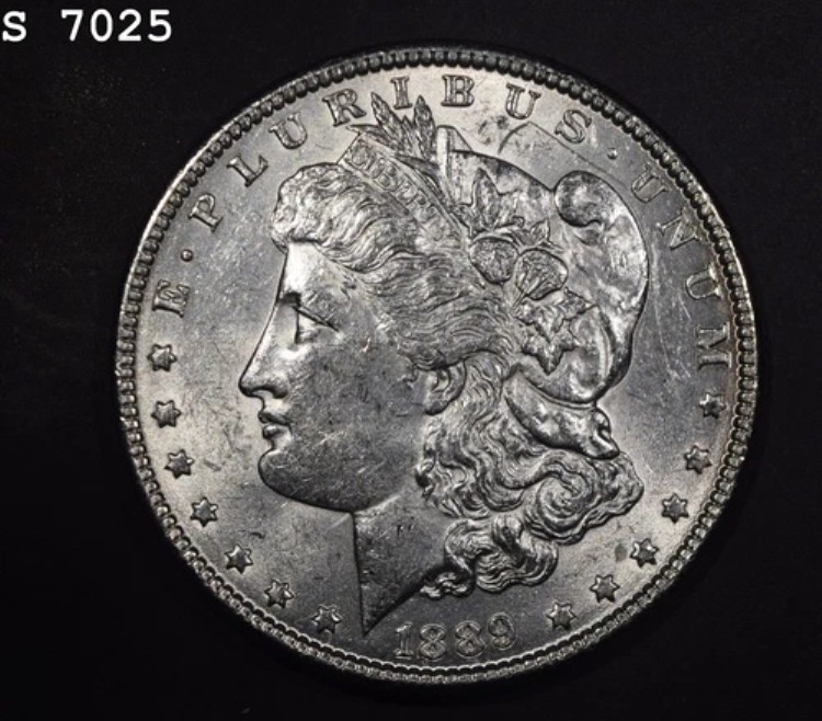 1889年 モルガン銀貨「CH BU」 *1点目以降は送料無料*