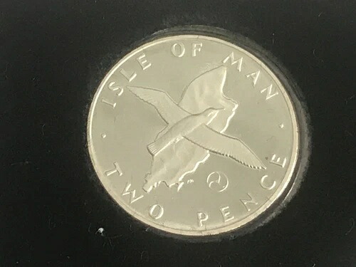 Simply Coins ~ 1979年 マン島 シルバー プルーフ 2ペンス コイン 52,800円