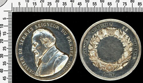 銀メダル Comice Agricole de Gorron (部門 53) 1876
