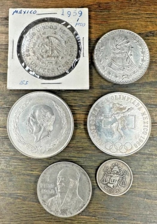 No.１アンティークコイン メキシコ硬貨 peso【早い者勝ち】 アンティークコイン ペソ メキシコ硬貨 peso 古銭 【早い者勝ち