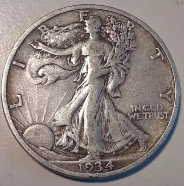 楽天市場】【銀貨】 ウォーキング・リバティ 1/2ドル(50セント)銀貨