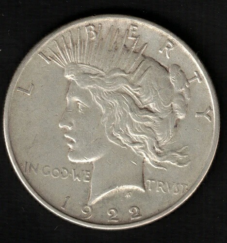 楽天市場】【銀貨】 アメリカ ピース 1ドル銀貨 1922年 美品