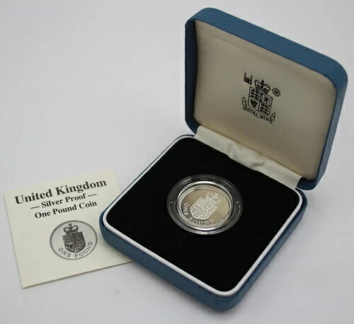 楽天市場】2268. イギリス 1984年 1ポンド銀貨 希少な古いコイン