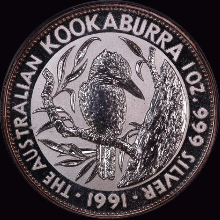 1991年 銀貨 1オンス UNC クッカバラコイン