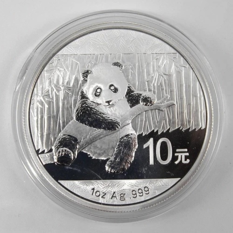 2003年中国パンダ銀貨1オンス10元 AP10167