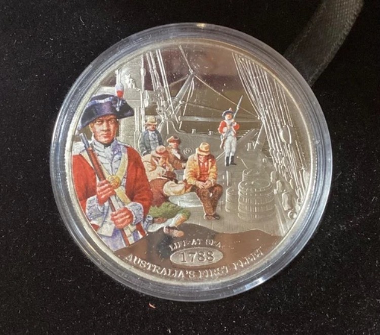トケラウ 2013年 オーストラリア艦隊 海上生活 ドルプルーフ銀貨（Coa&Pack）