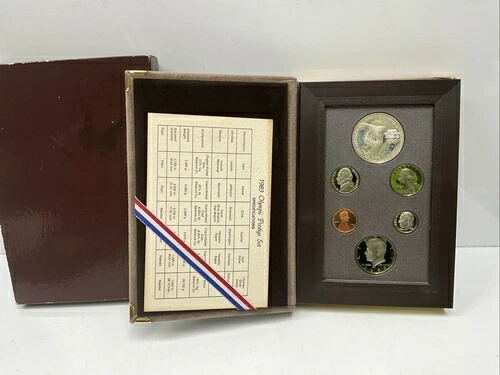 →Gusi←専用1983年・1984年ロサンゼルスオリンピック記念セット ロサンゼルスオリンピック記念1ドル銀貨セット|コレクターズ