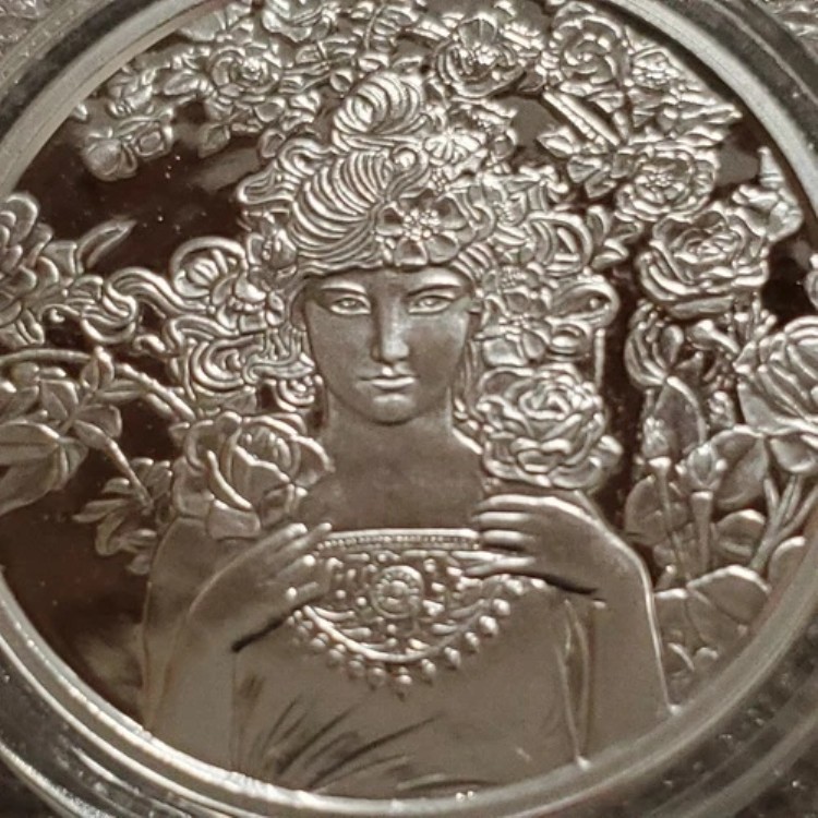 楽天市場】ペンダントトップ アルフォンス・ミュシャ メダル 1/20