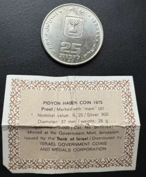 楽天市場】イスラエル25リロット銀貨 1975年 【中古】(64723) : 堀田