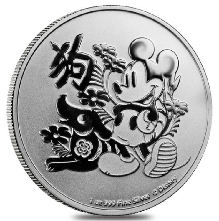 楽天市場】【銀メダル】ミッキーマウス 75周年 造幣局製カラー銀メダル