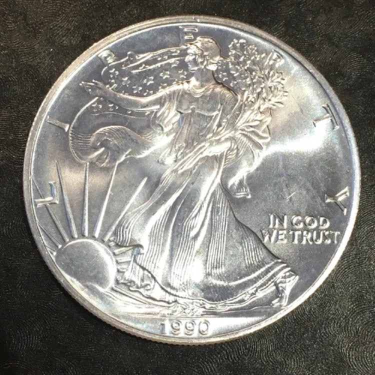 「現代アメリカ•貿易ドル」純銀1オンス銀貨 2023年「現代アメリカ•貿易ドル」純銀1オンス銀貨 - メルカリ