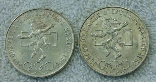 楽天市場】【メキシコ】 メキシコオリンピック 25ペソ銀貨 1968