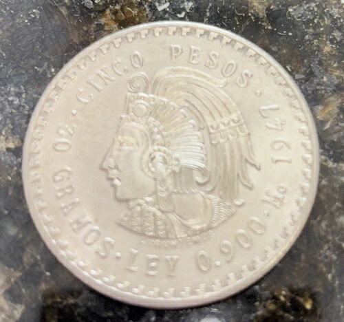楽天市場】1947年メキシコ銀貨5ペソ : WORLD RESOURCE【KING店】