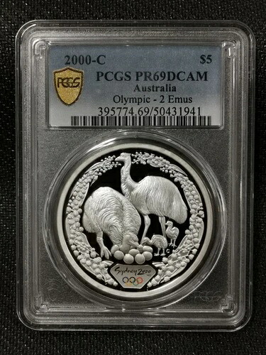 楽天市場】オーストラリア シドニーオリンピック 5ドルプルーフ銀貨 純