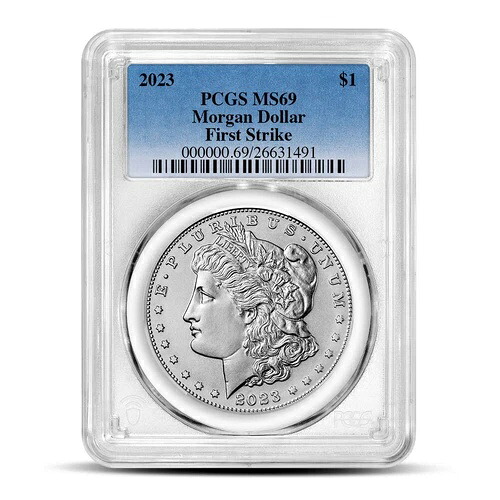 2023年 モルガン シルバー ダラー コイン PCGS MS69 FS