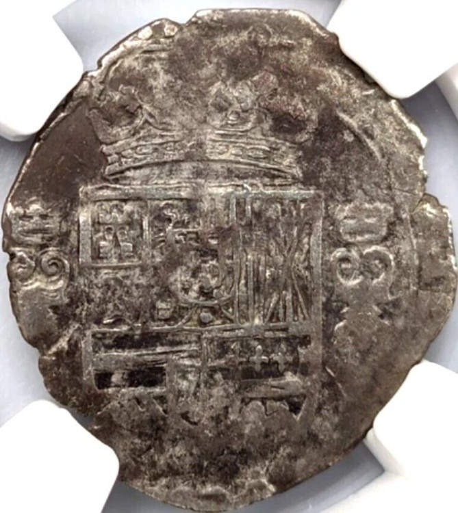 1622年 フィリップ4世 スペイン領オランダ NGC XF40 シルバー 1/16 パタゴン ブルゴーニュ ドール