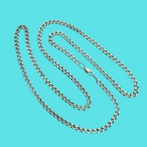 ネックレスチェーン シルバー スターリング 925 ヴィンテージ ネックレス シルバー ロング 美しい メンズ ファ