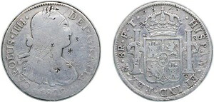 メキシコ 1802 フィート 8 レアル シルバー 903 VF