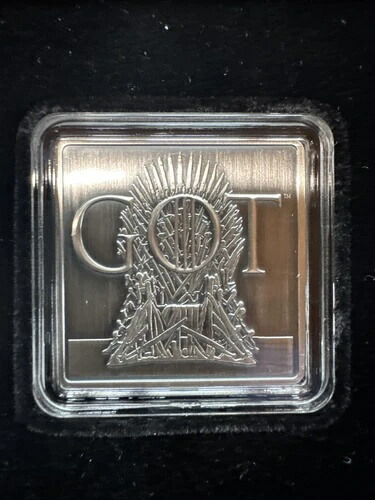 ゲーム・オブ・スローンズ 象徴的な剣の玉座 ニウエ 1オンス シルバー（箱と保証書付き）画像