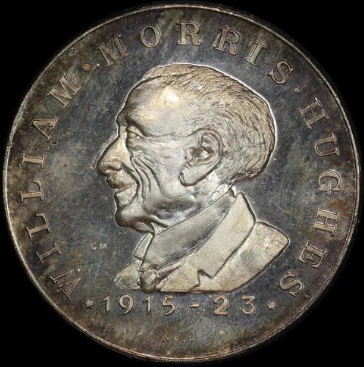 プルーフシルバーメダリオン 1967年頃 オーストラリア首相 ビリー・ヒューズ｜WORLD RESOURCE【KING店】 87,725円