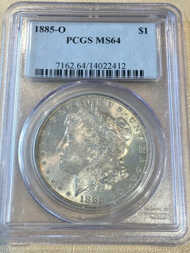 1885-O モルガン銀貨 - PCGS MS64 #2412
