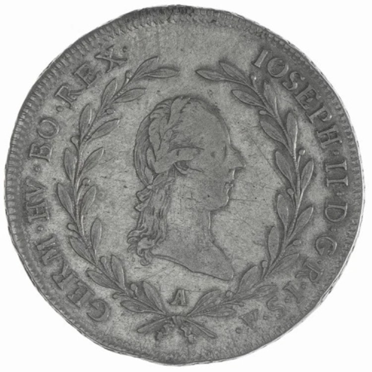 1788 銀貨 20 クロイツァー VZ-、小型貨物、Hsp。