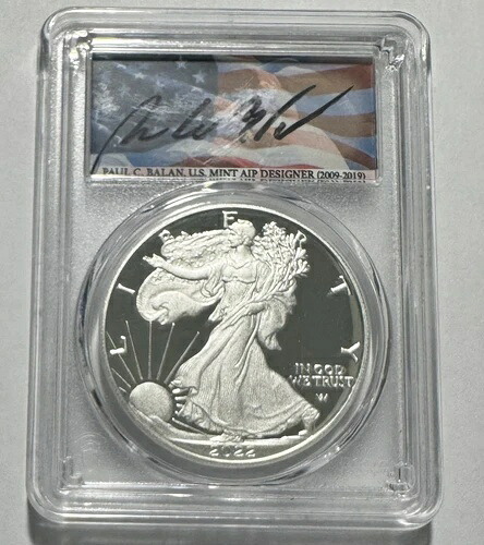 2022 W PCGS PR70 DCAM プルーフ 1オンス アメリカンシルバーイーグル（発行初日）