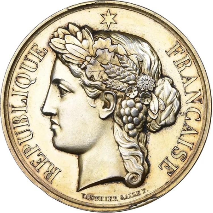 [#1028711] フランス、メダル、ティル・デュ・フュージル、1876年、銀メダル、ヴォーティエ・ゴール、オーストラリア