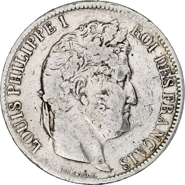 [#1286735] フランス、ルイ・フィリップ、5フラン、1831年、トゥールーズ、銀貨、VF