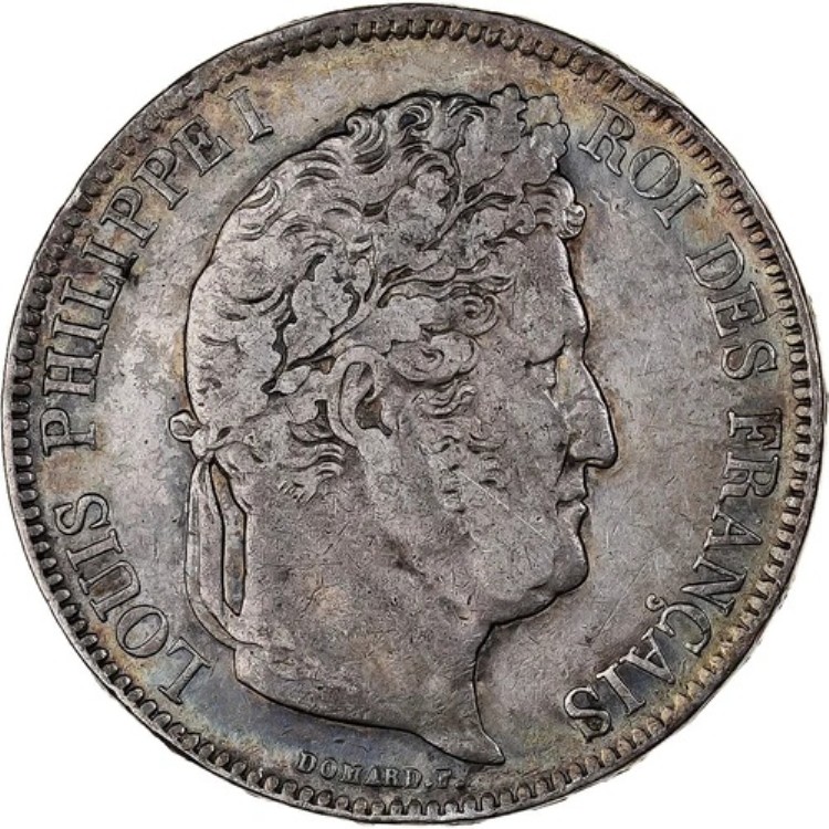 [#1049179] フランス、5フラン、ルイ・フィリップ、1834年、マルセイユ、銀貨、EF、KM:74