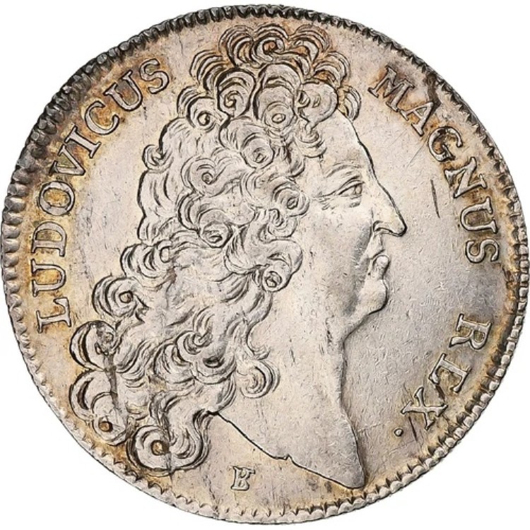 [#1281578] フランス、トークン、ルイ 14 世、クンタ ミニストラット、約1712、シルバー、オーストラリア