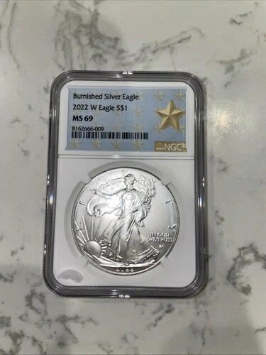 2022年 (W) 1ドル アメリカン シルバー イーグル NGC MS69 ER ウェストポイント スターラベル