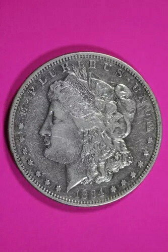 高級1884年Sモルガン・リバティ銀貨、希少キーデイト、サンフランシスコ126