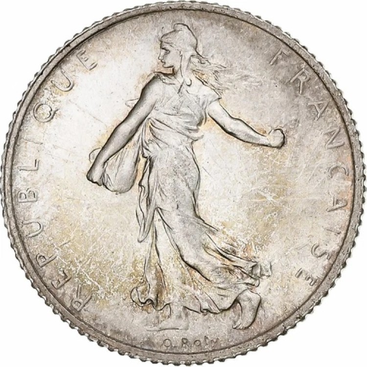 [#1102815] フランス、スムーズ、フラン、1912年、パリ、MS、シルバー、KM:844.1、ガドゥリー:46