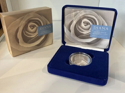 楽天市場】SV925 ダイアナ妃メモリアルコイン 硬貨 記念メダル 記念
