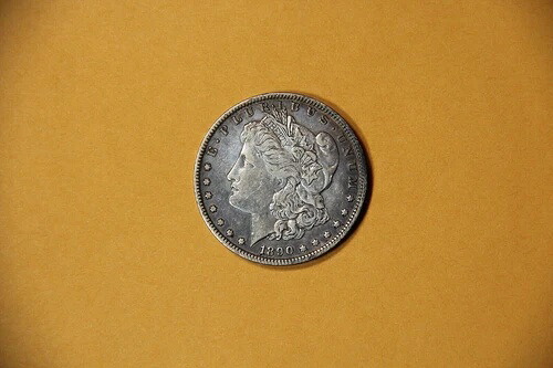 1890-O モルガン銀貨