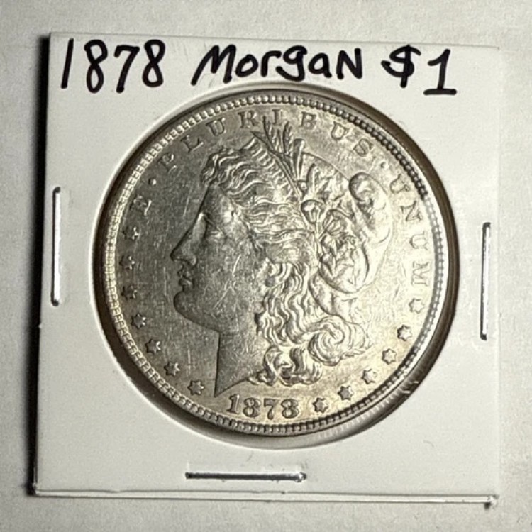 1878年 7TF リバース 78 モルガン銀貨 VAM 161 AU