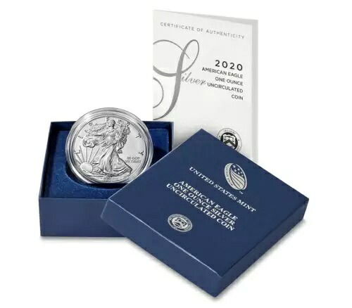 アメリカ造幣局 アメリカンイーグル 2020 1オンス 銀貨（未流通）｜WORLD RESOURCE【KING店】
