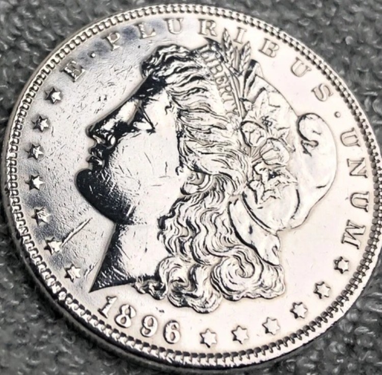1896-P モルガン銀貨 非常に素晴らしい 細部までこだわった 233